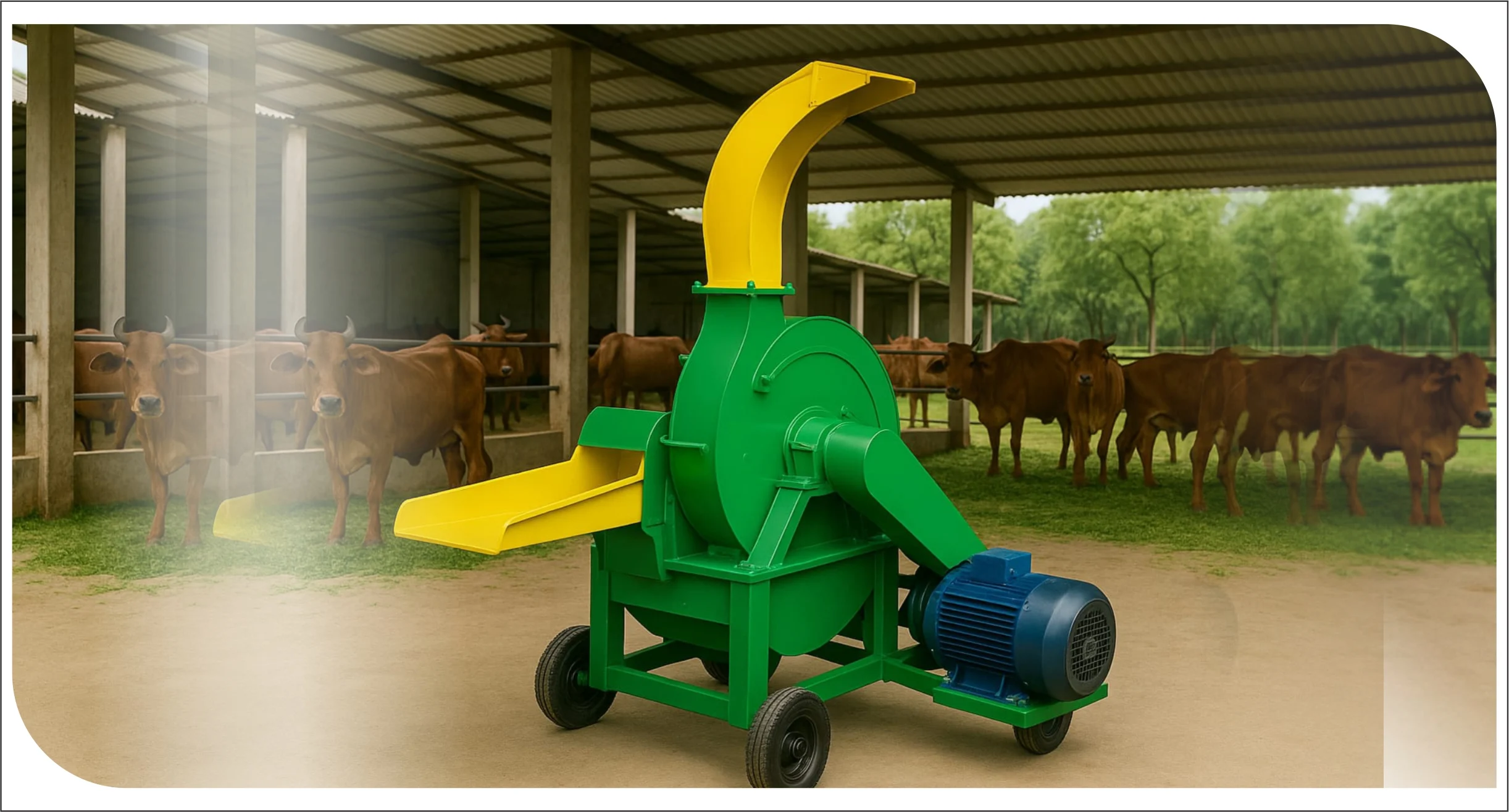 हरा चारा कुट्टी मशीन